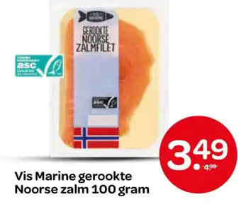 Spar Vis Marine gerookte Noorse zalm aanbieding
