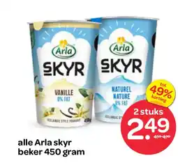 Spar alle Arla skyr aanbieding