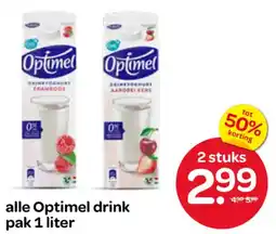 Spar alle Optimel drink aanbieding