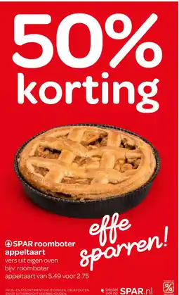 Spar SPAR roomboter appeltaart aanbieding