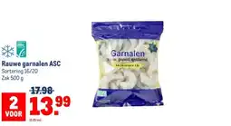 Makro Rauwe garnalen ASC aanbieding