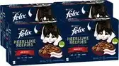Bol.com Felix Heerlijke Reepjes Farm Selectie - Kattenvoer Natvoer - Rund Kip Eend & Kalkoen - 48 x 80 g aanbieding