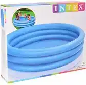 Bol.com Intex Crystal Blue Opblaasbaar Zwembad - 3 Rings - 168 cm - Opblaaszwembad aanbieding