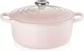Bol.com Le Creuset Braadpan Signature Shell Pink - ø 24 cm / 4.2 Liter aanbieding