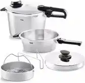 Bol.com Fissler Vitavit Premium Snelkookset met RVS Deksel 4L / 8L aanbieding