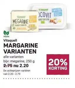 Ekoplaza MARGARINE VARIANTEN aanbieding