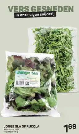 Ekoplaza JONGE SLA OF RUCOLA aanbieding