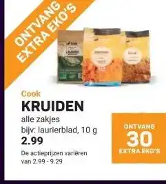 Ekoplaza KRUIDEN aanbieding