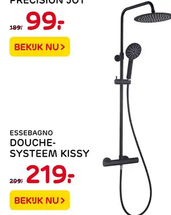 Praxis Essebagno douche- systeem kissy aanbieding