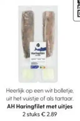 Albert Heijn AH Haringfilet met uitjes aanbieding