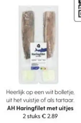 Albert Heijn AH Haringfilet met uitjes aanbieding