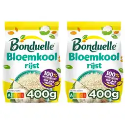 Albert Heijn Bonduelle Bloemkoolrijst 2-pack aanbieding