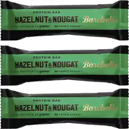 Albert Heijn Barebells Hazelnut & Nougat 3-pack aanbieding