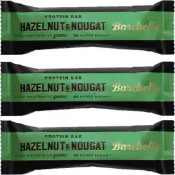 Albert Heijn Barebells Hazelnut & Nougat 3-pack aanbieding