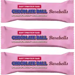 Albert Heijn Barebells Soft Chocolate Ball 3-pack aanbieding