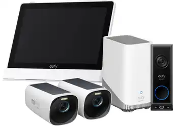Coolblue EufyCam 3 Duo Pack + HomeBase 3 + Doorbell E340 + Smart Display E10 aanbieding