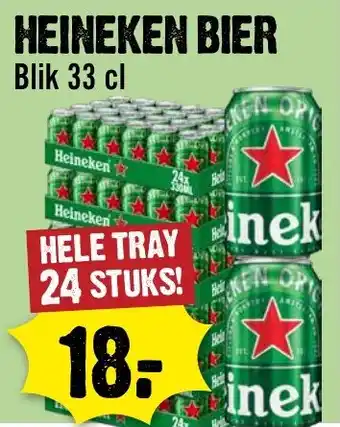 Dirck 3 Heineken bier aanbieding