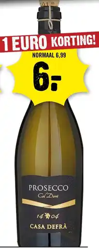 Dirck 3 Prosecco col doré aanbieding