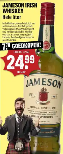 Dirck 3 Jameson irish whiskey aanbieding
