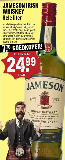 Dirck 3 Jameson irish whiskey aanbieding