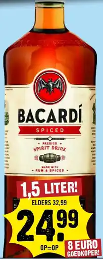 Dirck 3 Bacardi spiced aanbieding