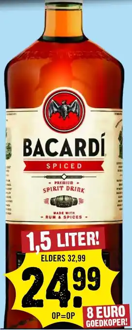 Dirck 3 Bacardi spiced aanbieding