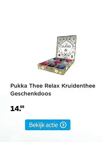 Plein.nl Pukka thee relax kruidenthee geschenkdoos aanbieding