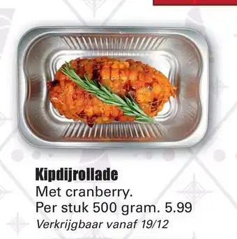 Dirk Kipdijrollade aanbieding