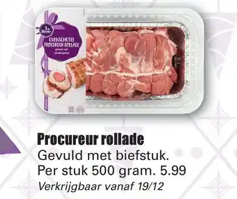 Dirk Procureur rollade aanbieding