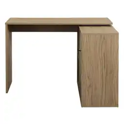 Leen Bakker Hoekbureau Lucca - eikenkleur - 75x112x99 cm - Leen Bakker aanbieding