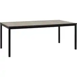 Leen Bakker Tuintafel Porto - metaal/kunststof - 75x200x95 cm - Leen Bakker aanbieding
