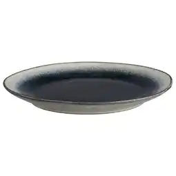 Leen Bakker Dinerbord Dorean - blauw stoneware - Ø26,5 cm - Leen Bakker aanbieding