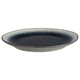 Leen Bakker Dinerbord Dorean - blauw stoneware - Ø26,5 cm - Leen Bakker aanbieding