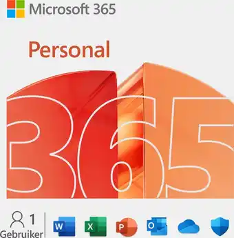 MediaMarkt Microsoft 365 Personal - Jaarabonnement Download 1 Gebruiker aanbieding