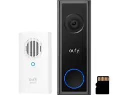 MediaMarkt Eufy Chime + Sd Kaart 2k Met Video C30 Slimme Deurbel aanbieding