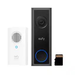 MediaMarkt Eufy Chime + Sd Kaart 2k Met Video C30 Slimme Deurbel aanbieding