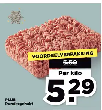 PLUS PLUS Rundergehakt aanbieding