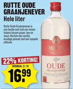 Dirck 3 Rutte oude graanjenever aanbieding