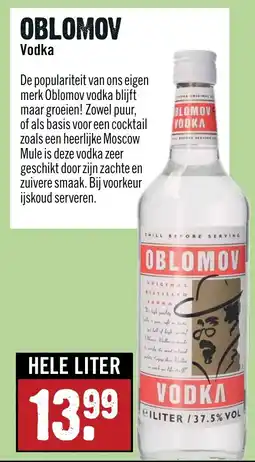 Dirck 3 Oblomov vodka aanbieding