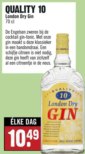 Dirck 3 Quality 10 london dry gin aanbieding