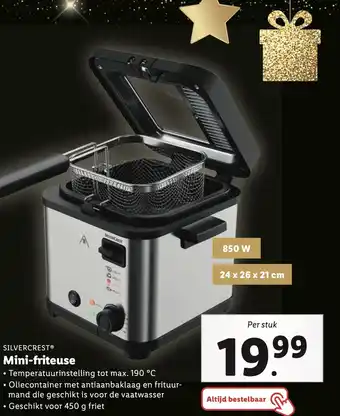 Lidl Silvercrest® Mini-Friteuse aanbieding