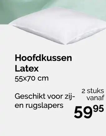 Beter Bed Hoofdkussen Latex 55x70 cm aanbieding