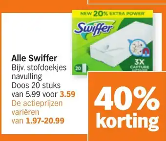 Albert Heijn Swiffer aanbieding