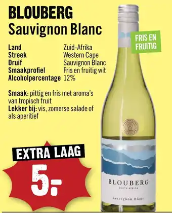 Dirck 3 Blouberg sauvignon blanc aanbieding