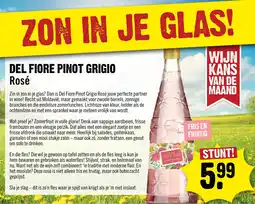 Dirck 3 Del fiore pinot grigio rosé aanbieding