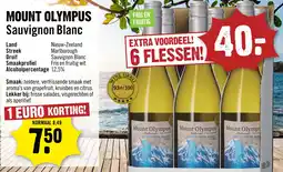 Dirck 3 Mount olympus sauvignon blanc aanbieding