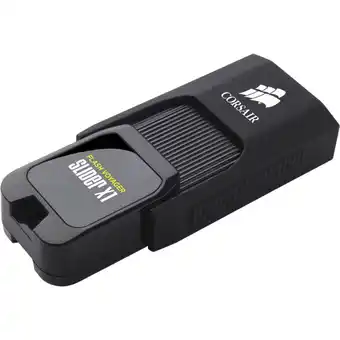 Amazon Corsair Flash Voyager GTX USB-stick Voyager Slider X1. 128GB zwart aanbieding