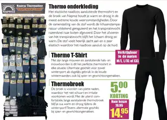 Gezond & Wel Thermo kleding aanbieding