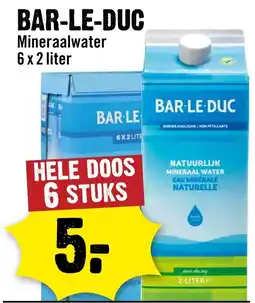 Dirck 3 Bar le duc mineraalwater aanbieding