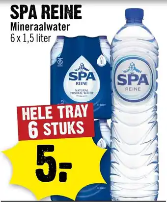Dirck 3 Spa reine mineraalwater aanbieding